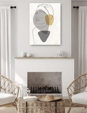 Cuadro decorativo técnica mixta Cuadros Jr Gente