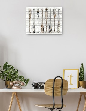 Cuadro decorativo Remos y palas técnica mixta Cuadros Jr Objetos