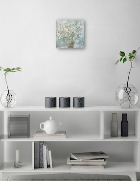 Cuadro decorativo Reunión de País I técnica mixta Cuadros Jr Arreglo Floral