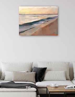 Cuadro decorativo Resplandor de marea técnica mixta Cuadros Jr Playas