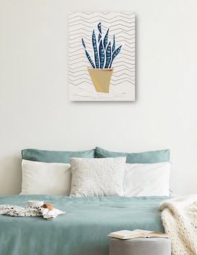 Cuadro decorativo Simple I técnica mixta Cuadros Jr Macetas