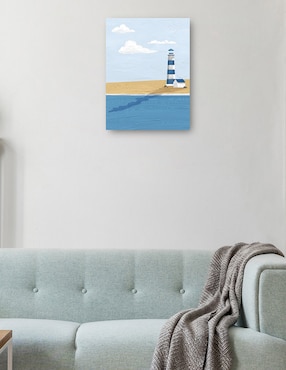 Cuadro decorativo Serie de verano I técnica mixta Cuadros Jr Faros