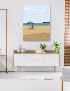 Cuadro decorativo Serie de verano II técnica mixta Cuadros Jr Playas