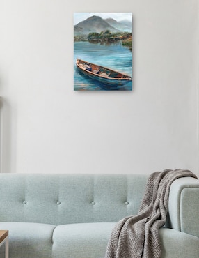 Cuadro decorativo Silencio matutino técnica mixta Cuadros Jr Lagos