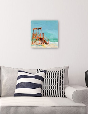 Cuadro decorativo Socorrista técnica mixta Cuadros Jr Playas