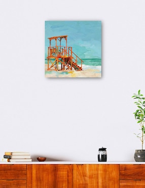 Cuadro decorativo Socorrista técnica mixta Cuadros Jr Playas