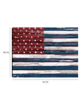 Cuadro decorativo Shiplap Lealtad II técnica mixta Cuadros Jr Patriotismo