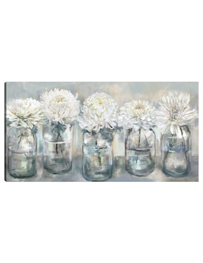 Cuadro decorativo Selecciones frescas técnica mixta Cuadros Jr Floreros