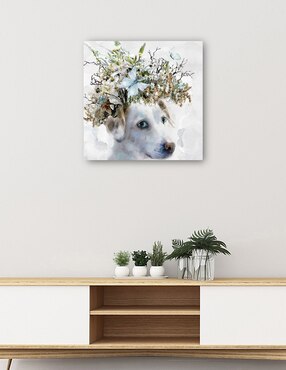 Cuadro decorativo Sabuesos de Tierra III técnica mixta Cuadros Jr Animales Domésticos