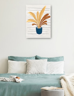 Cuadro decorativo Simple III técnica mixta Cuadros Jr Macetas