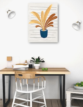 Cuadro decorativo Simple III técnica mixta Cuadros Jr Macetas