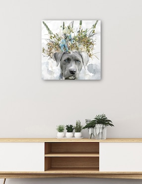 Cuadro decorativo Sabuesos de Tierra II técnica mixta Cuadros Jr Animales Domésticos