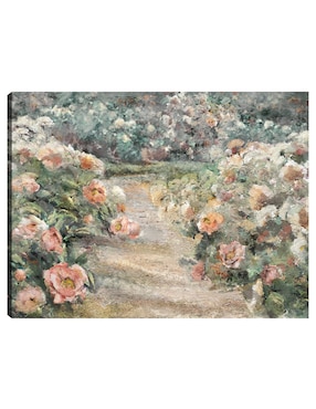 Cuadro decorativo Sendero del jardín técnica mixta Cuadros Jr Caminos