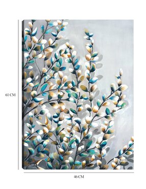 Cuadro decorativo Sauces de acuarela técnica mixta Cuadros Jr Floración