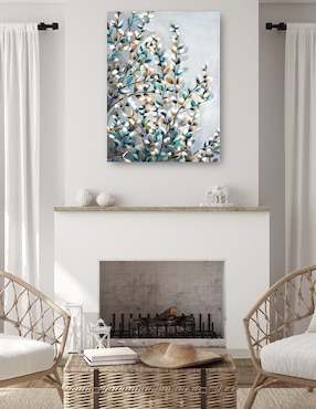 Cuadro decorativo Sauces de acuarela técnica mixta Cuadros Jr Floración