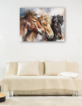 Cuadro decorativo Salvaje de corazón técnica mixta Cuadros Jr Animales Domésticos