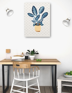 Cuadro decorativo Simple II técnica mixta Cuadros Jr Macetas