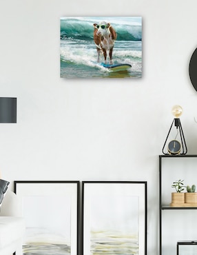 Cuadro decorativo Surf & Turf técnica mixta Cuadros Jr Playas