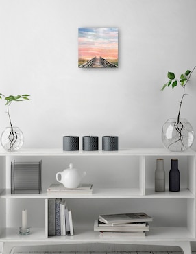 Cuadro decorativo Sorbete horizonte técnica mixta Cuadros Jr Caminos