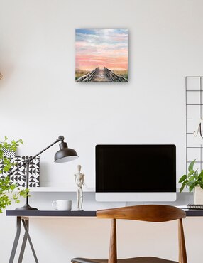 Cuadro decorativo Sorbete horizonte técnica mixta Cuadros Jr Caminos