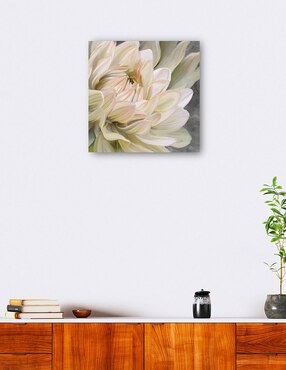 Cuadro decorativo Susurrando en oro técnica mixta Cuadros Jr Floración