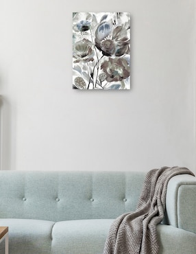 Cuadro decorativo Tonos de cobre II azul técnica mixta Cuadros Jr Floración