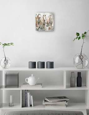 Cuadro decorativo Trifecta técnica mixta Cuadros Jr Animales Domésticos