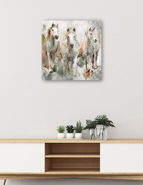 Cuadro decorativo Trifecta técnica mixta Cuadros Jr Animales Domésticos