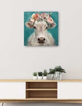 Cuadro decorativo Vacas de lujo I técnica mixta Cuadros Jr Animales Domésticos