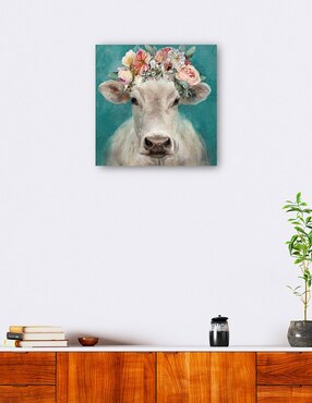 Cuadro decorativo Vacas de lujo I técnica mixta Cuadros Jr Animales Domésticos