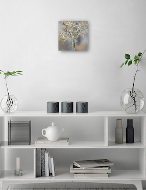 Cuadro decorativo Tribeca I Oro técnica mixta Cuadros Jr Floreros