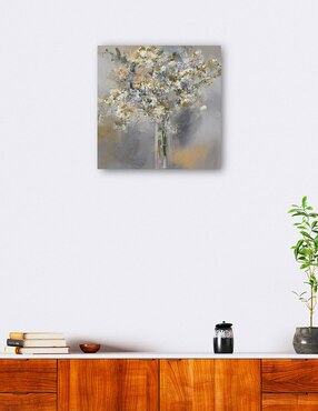 Cuadro decorativo Tribeca I Oro técnica mixta Cuadros Jr Floreros