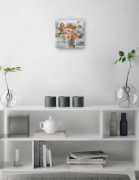 Cuadro decorativo Sueños de melocotón técnica mixta Cuadros Jr Floreros