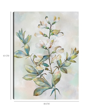 Cuadro decorativo Susurros botánicos IV técnica mixta Cuadros Jr Floración