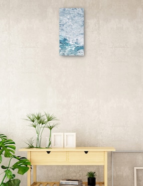 Cuadro decorativo Tranquilidad azul técnica mixta Cuadros Jr Inspiración