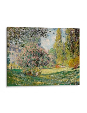 Cuadro Decorativo Canvas Lab Paisaje: El Parc Monceau Por Claude O. Monet