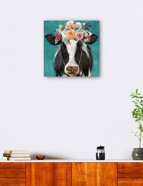 Cuadro decorativo Vacas de lujo II técnica mixta Cuadros Jr Animales Domésticos