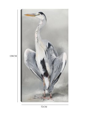 Cuadro decorativo Vigilancia II técnica mixta Cuadros Jr Aves Silvestres