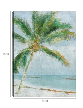 Cuadro decorativo Vibraciones de la isla técnica mixta Cuadros Jr Trópico