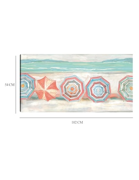 Cuadro decorativo Vistas al sol I técnica mixta Cuadros Jr Playas