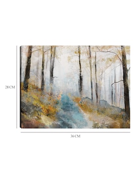 Cuadro decorativo Viaje suave técnica mixta Cuadros Jr Caminos