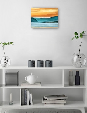Cuadro decorativo Vista Ámbar técnica mixta Cuadros Jr Lagos