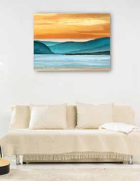 Cuadro decorativo Vista Ámbar técnica mixta Cuadros Jr Lagos