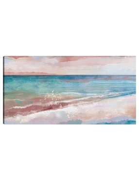 Cuadro decorativo Vista Costera técnica mixta Cuadros Jr Playas