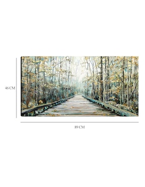 Cuadro decorativo Viaje estacional técnica mixta Cuadros Jr Caminos