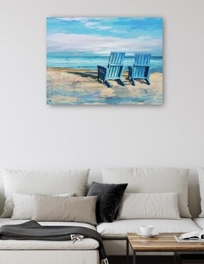 Cuadro decorativo Vista frente al mar V1 técnica mixta Cuadros Jr Playas