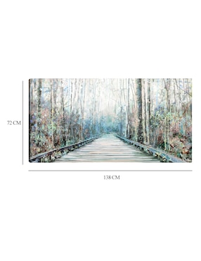 Cuadro decorativo Viaje de verano técnica mixta Cuadros Jr Caminos