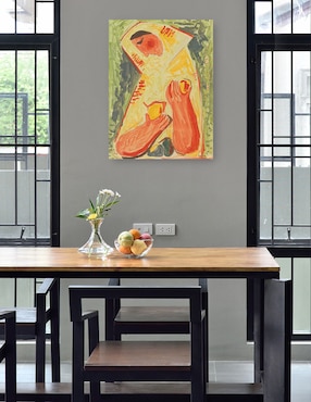 Cuadro decorativo Mujer con frutas (1937-1938) técnica mixta Cuadros Jr Formas
