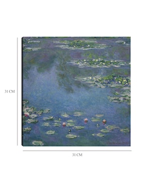 Cuadro decorativo Lirios de agua (1906) técnica mixta Cuadros Jr Lagos