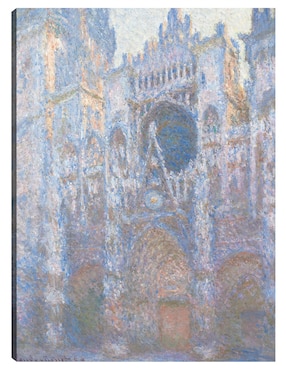 Cuadro decorativo Catedral de Rouen, fachada oeste (1894) técnica mixta Cuadros Jr Arquitectura